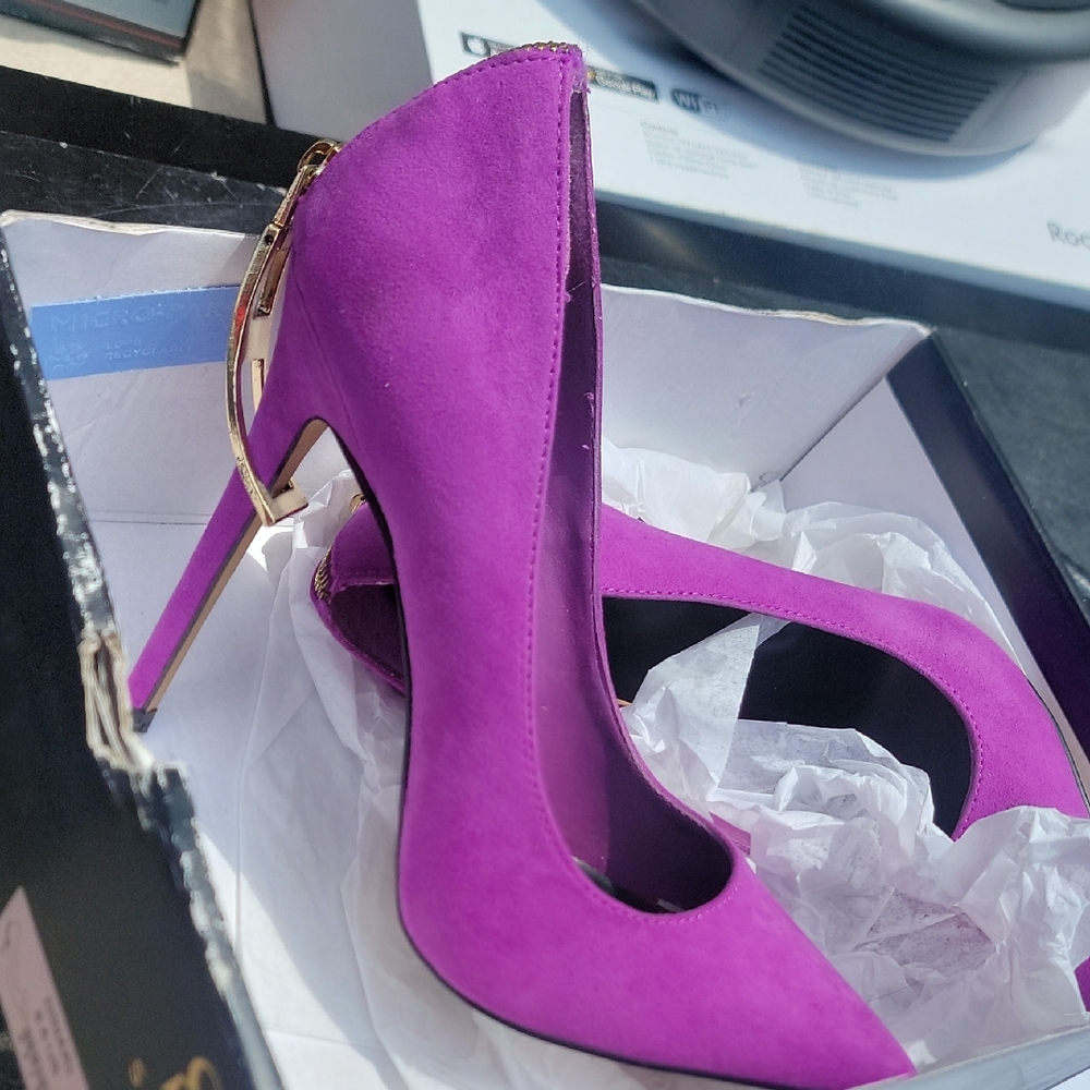 Scene Weaver Purple Stiletto Heels